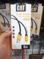 کابل شارژ USB به Lightning برند CAT مدل CAT-003: شارژ سریع و ایمن برای دستگاه‌های اپل آیفون و آیپد