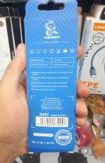 کابل تبدیل USB به USB-C دنمن مدل D06T: شارژ سریع و با دوام ۱ متری