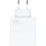 خرید شارژر دیواری 67 وات شیائومی (Xiaomi 67W) با ضمانت اصالت. تجربه شارژ فوق سریع (Turbo Charge) و ایمن برای گوشی‌های شیائومی، Poco و دستگاه‌های سازگار با PD و QC. قیمت و مشخصات فنی کامل.