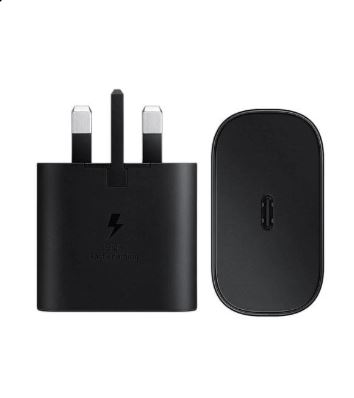 خرید شارژر 25 وات سامسونگ مدل Power Adapter (اصل ویتنام) با ضمانت اصالت. پشتیبانی از سوپر فست شارژ، مناسب برای سری S و A سامسونگ. محافظ باتری گوشی شما با بهترین قیمت. ارسال فوری به سراسر کشور.
